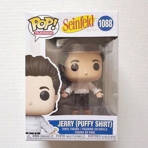NEW Jerry Seinfeld Puffy Pirate Shirt Funko Pop Sitcom Comedy Funny Comedian